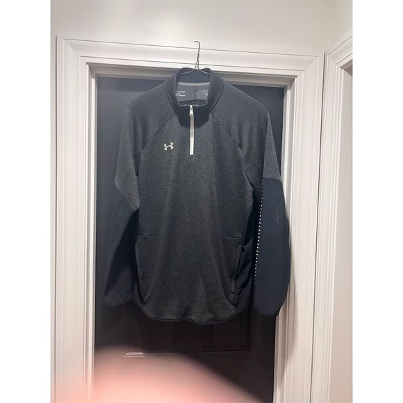 Under Armour Other - Under Armour Men's XL Gray ColdGear 1/4 Zip Pullover Long Sleeve